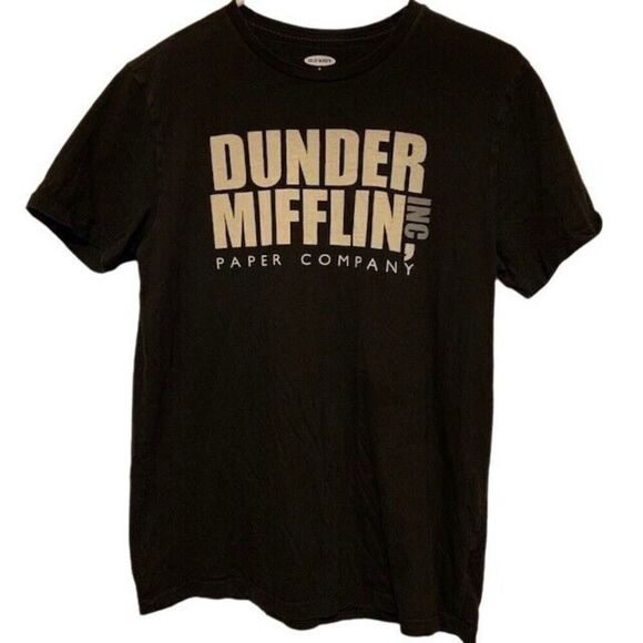 DUNDER MIFFLIN PAPER COMPANY THE OFFICE SIZE SMALL T-SHIRT - Picture 1 of 3